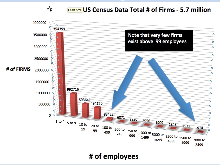 US Census small firms to large